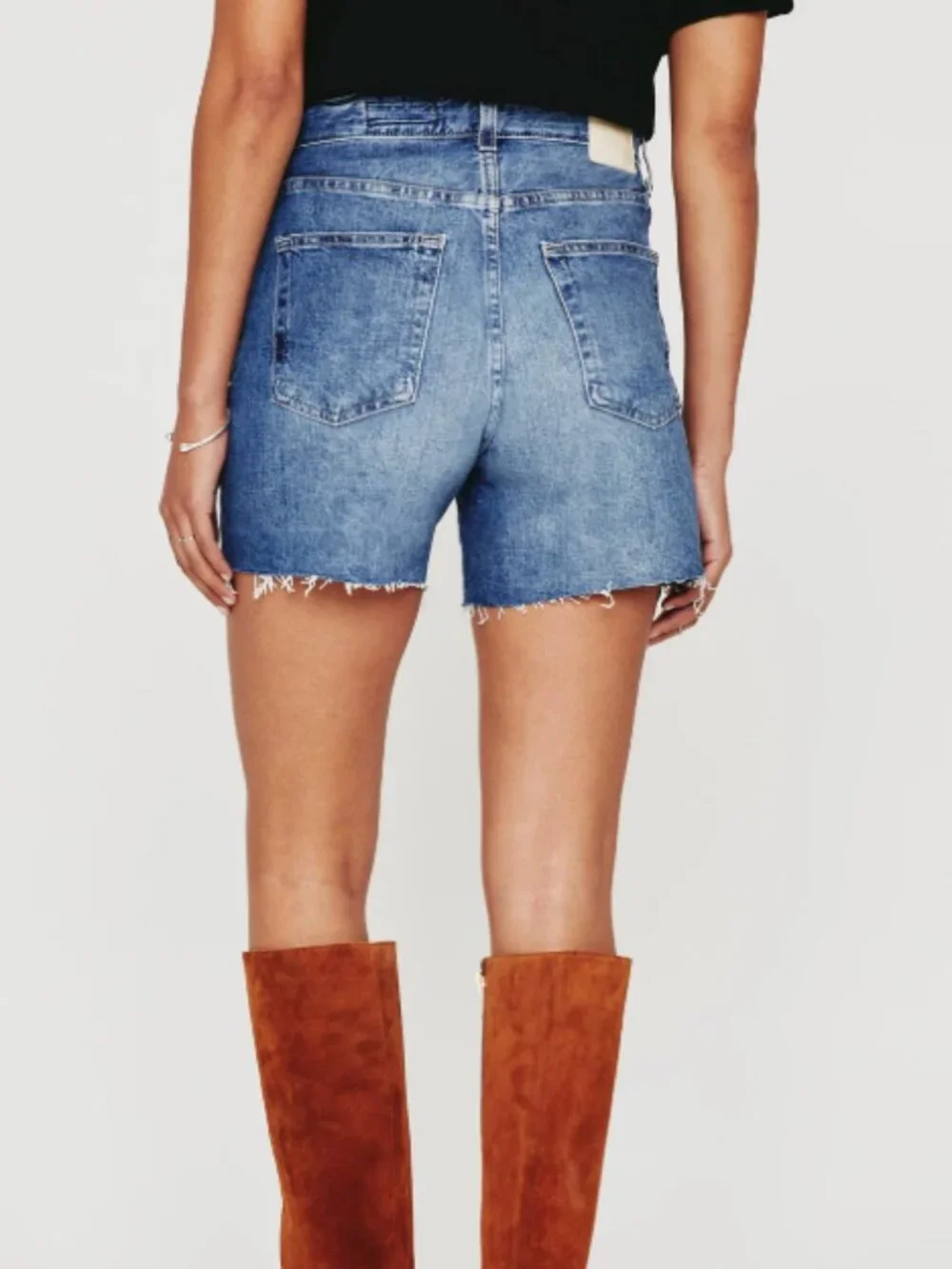 AG Clove Denim Shorts Contour 360° High Rise Baggy - Size 26